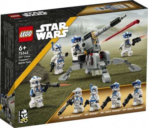 Klocki Star Wars 75345 Zestaw bitewny - żołnierze-klony z 501. legionu Klocki Star Wars 75345 Zestaw bitewny - żołnierze-klony z 501. legionu