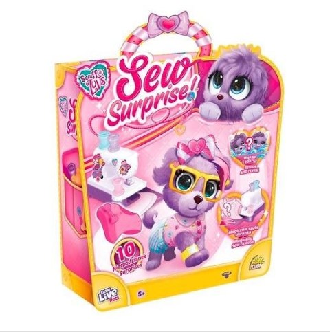 Maszyna do szycia + pluszak fioletowy Little Live Pets Sew Surprise Maszyna do szycia + pluszak fioletowy Little Live Pets Sew Surprise