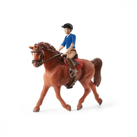 Zestaw figurek Samochód z przyczepą podstawowy Horse Club Zestaw figurek Samochód z przyczepą podstawowy Horse Club