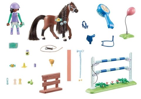 Zestaw z figurkami Horses 71355 Zoe i Blaze z przeszkodami Zestaw z figurkami Horses 71355 Zoe i Blaze z przeszkodami
