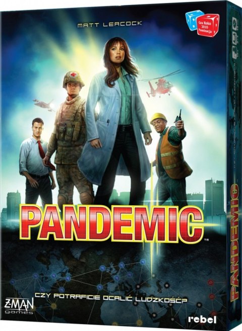 Gra Pandemic wersja polska, nowa edycja Gra Pandemic wersja polska, nowa edycja