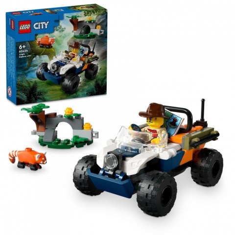 Klocki City 60424 Quad badacza dżungli z pandą czerwoną Klocki City 60424 Quad badacza dżungli z pandą czerwoną