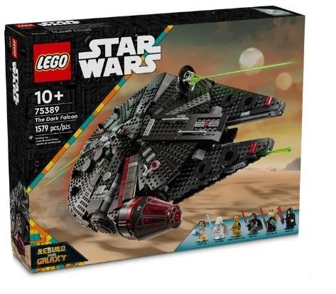 Klocki Star Wars 75389 Mroczny Sokół Millennium Klocki Star Wars 75389 Mroczny Sokół Millennium
