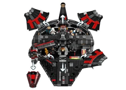 Klocki Star Wars 75389 Mroczny Sokół Millennium Klocki Star Wars 75389 Mroczny Sokół Millennium