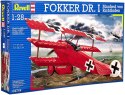 Model plastikowy Fokker Dr.I Richthofen Model plastikowy Fokker Dr.I Richthofen