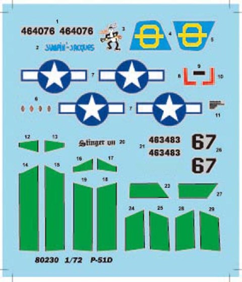Model plastikowy P-51D Mustang IV Model plastikowy P-51D Mustang IV