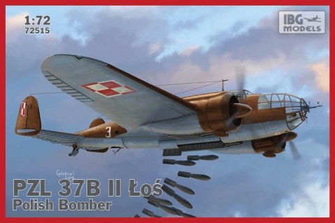 Model plastikowy PZL.37B II LOS polski, średni bombowiec Model plastikowy PZL.37B II LOS polski, średni bombowiec