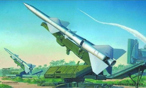 Model plastikowy SA-2 Guideline w/launcher Model plastikowy SA-2 Guideline w/launcher