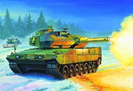 Model plastikowy Szwedzki czołg Strv.122 Model plastikowy Szwedzki czołg Strv.122