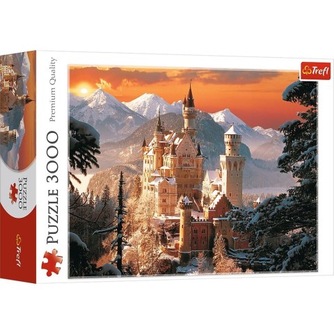 Puzzle 3000 elementów, Zamek Neuschwanstein Zimą Puzzle 3000 elementów, Zamek Neuschwanstein Zimą