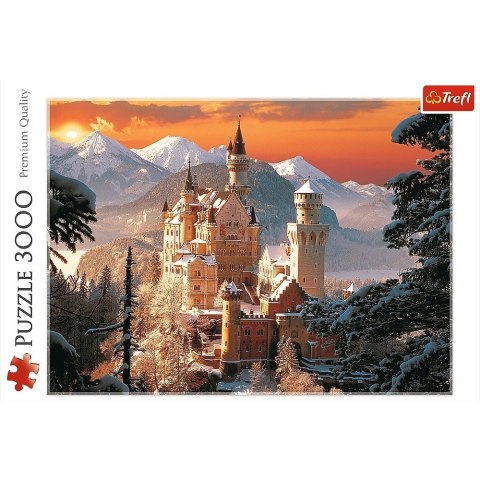 Puzzle 3000 elementów, Zamek Neuschwanstein Zimą Puzzle 3000 elementów, Zamek Neuschwanstein Zimą