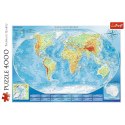 Puzzle 4000 elementów - Wielka mapa fizyczna świata Puzzle 4000 elementów - Wielka mapa fizyczna świata