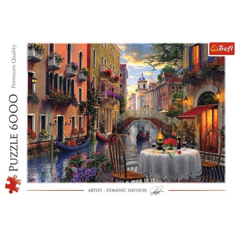 Puzzle 6000 elementów, Romantyczna kolacja Puzzle 6000 elementów, Romantyczna kolacja