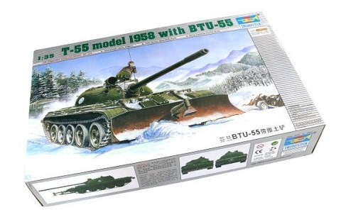 TRUMPETER T-55 model 195 8 with BTU-55 TRUMPETER T-55 model 195 8 with BTU-55