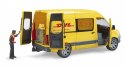Bus MB Sprinter DHL z figurką i akcesoriami Bus MB Sprinter DHL z figurką i akcesoriami