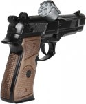 Gonher Metalowy pistolet policyjny 8 naboi Gonher Metalowy pistolet policyjny 8 naboi