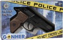 Gonher Metalowy pistolet policyjny 8 naboi Gonher Metalowy pistolet policyjny 8 naboi