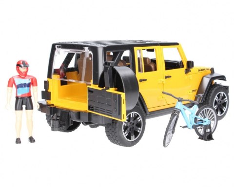 Jeep Wrangler Rubicon z rowerem i figurką Jeep Wrangler Rubicon z rowerem i figurką