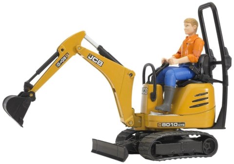 Mikrokoparka JCB 8010 CTS z figurką Mikrokoparka JCB 8010 CTS z figurką