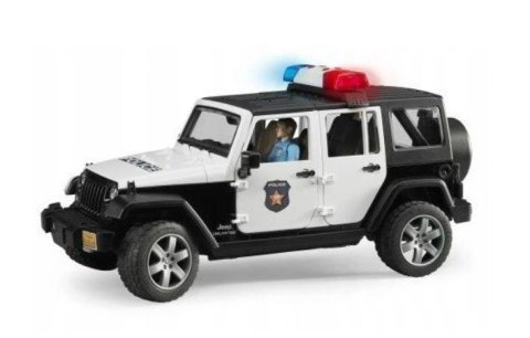 Pojazd Jeep Wrangler Rubicon policja z figurką Pojazd Jeep Wrangler Rubicon policja z figurką
