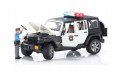 Pojazd Jeep Wrangler Rubicon policja z figurką Pojazd Jeep Wrangler Rubicon policja z figurką