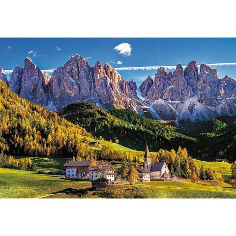 Puzzle 1500 elementów Dolina Val di Funes Dolomity Włochy Puzzle 1500 elementów Dolina Val di Funes Dolomity Włochy