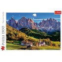 Puzzle 1500 elementów Dolina Val di Funes Dolomity Włochy Puzzle 1500 elementów Dolina Val di Funes Dolomity Włochy
