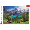 Puzzle 1500 elementów Jezioro Oeschinen, Alpy Puzzle 1500 elementów Jezioro Oeschinen, Alpy