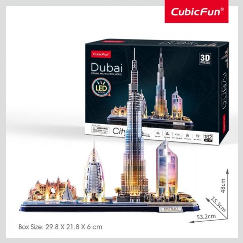 Puzzle 3D LED Dubaj Puzzle 3D LED Dubaj