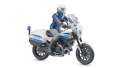 Scrambler Ducati Motocykl z policjantem Scrambler Ducati Motocykl z policjantem