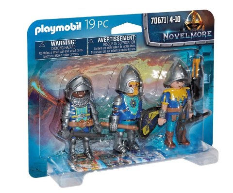 Zestaw figurek Novelmore 70671 Trzech Rycerzy Novelmore Zestaw figurek Novelmore 70671 Trzech Rycerzy Novelmore