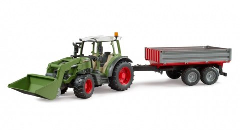Ciągnik Fendt Vario 211 z ładowaczem czołowym i wywrotką Ciągnik Fendt Vario 211 z ładowaczem czołowym i wywrotką