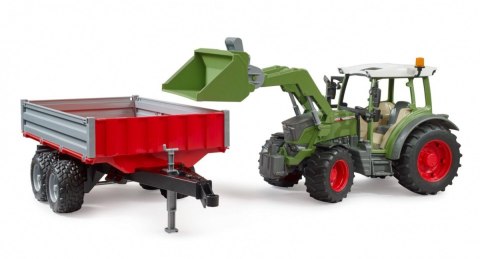Ciągnik Fendt Vario 211 z ładowaczem czołowym i wywrotką Ciągnik Fendt Vario 211 z ładowaczem czołowym i wywrotką
