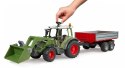 Ciągnik Fendt Vario 211 z ładowaczem czołowym i wywrotką Ciągnik Fendt Vario 211 z ładowaczem czołowym i wywrotką