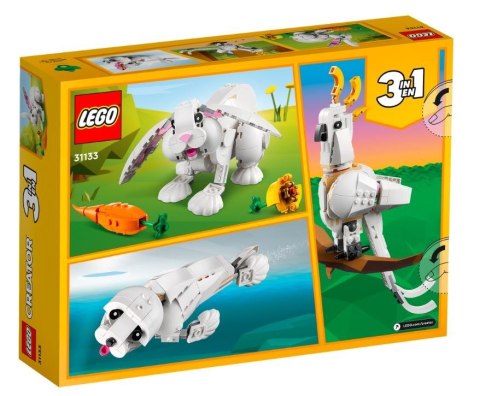 Klocki Creator 31133 Biały królik Klocki Creator 31133 Biały królik