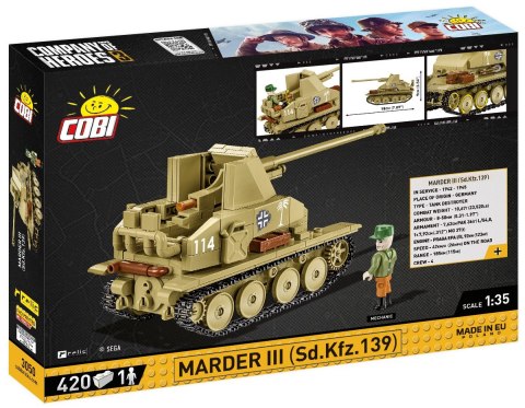 Klocki Marder III Sd.Kfz.139 Klocki Marder III Sd.Kfz.139