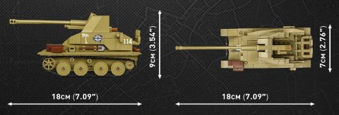 Klocki Marder III Sd.Kfz.139 Klocki Marder III Sd.Kfz.139