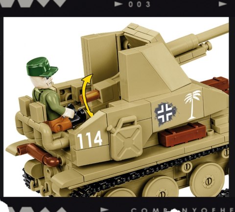 Klocki Marder III Sd.Kfz.139 Klocki Marder III Sd.Kfz.139
