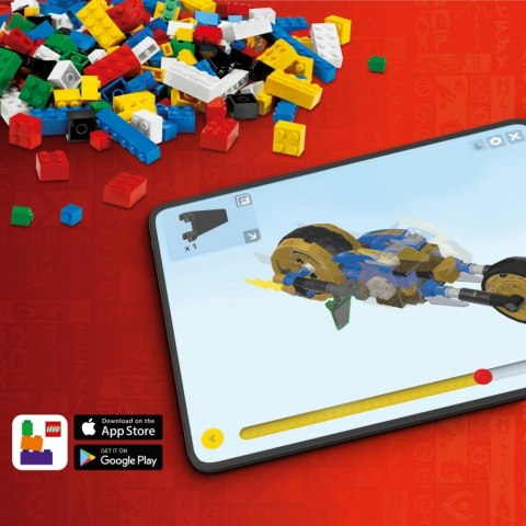 Klocki Ninjago 71789 Bitwa samochodowo-motocyklowa między Kaiem a Rasem Klocki Ninjago 71789 Bitwa samochodowo-motocyklowa między Kaiem a Rasem
