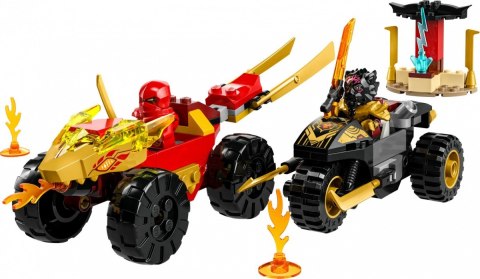 Klocki Ninjago 71789 Bitwa samochodowo-motocyklowa między Kaiem a Rasem Klocki Ninjago 71789 Bitwa samochodowo-motocyklowa między Kaiem a Rasem