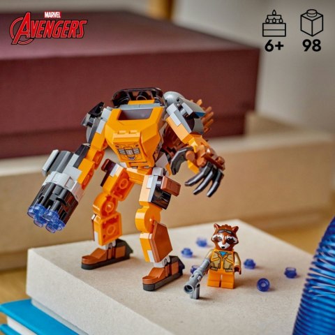 Klocki Super Heroes 76243 Mechaniczna zbroja Rocketa Klocki Super Heroes 76243 Mechaniczna zbroja Rocketa