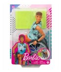 Lalka Barbie Fashionistas Ken na wózku inwalidzkim Lalka Barbie Fashionistas Ken na wózku inwalidzkim