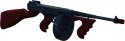Metalowy pistolet gangsterski 8 naboi (Gonher) Metalowy pistolet gangsterski 8 naboi (Gonher)