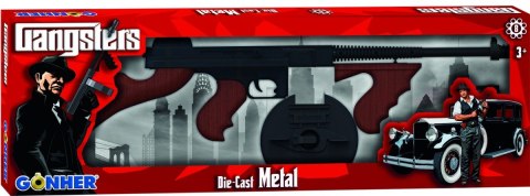 Metalowy pistolet gangsterski 8 naboi (Gonher) Metalowy pistolet gangsterski 8 naboi (Gonher)