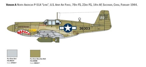 Model plastikowy P-51A Mustang 1/72 Model plastikowy P-51A Mustang 1/72