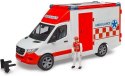 Pojazd Mercedes-Benz Sprinter Ambulans z figurką i modułem Pojazd Mercedes-Benz Sprinter Ambulans z figurką i modułem