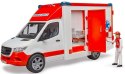 Pojazd Mercedes-Benz Sprinter Ambulans z figurką i modułem Pojazd Mercedes-Benz Sprinter Ambulans z figurką i modułem