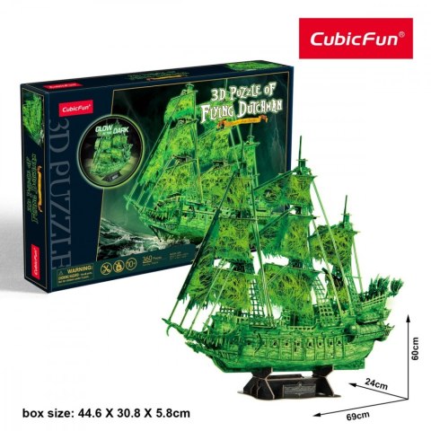 Puzzle 3D Latający Holender świecący w ciemności Puzzle 3D Latający Holender świecący w ciemności