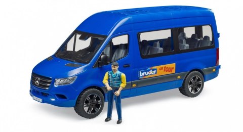 Samochód Mercedes Benz Sprinter minibus niebieski z kierowcą Samochód Mercedes Benz Sprinter minibus niebieski z kierowcą