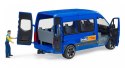 Samochód Mercedes Benz Sprinter minibus niebieski z kierowcą Samochód Mercedes Benz Sprinter minibus niebieski z kierowcą
